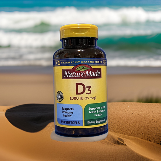 Nature Made Vitamin D3 25 mcg., 650 Softgels