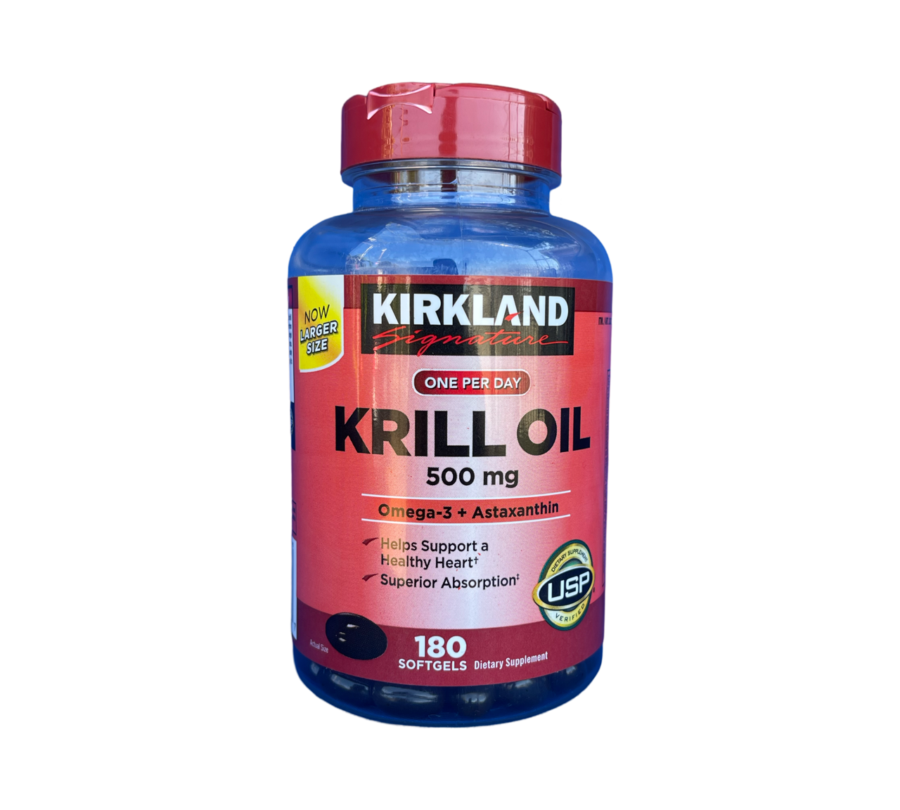 Kirkland Signature Krill Oil 500 mg - 180 Softgels