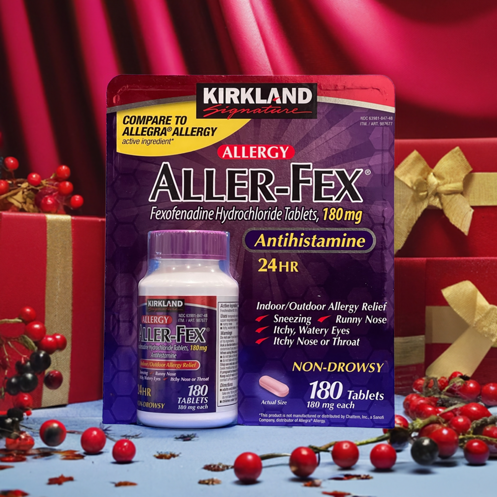 Kirkland Signature Aller-Fex Antihistamine 180 mg. 180 Tablets