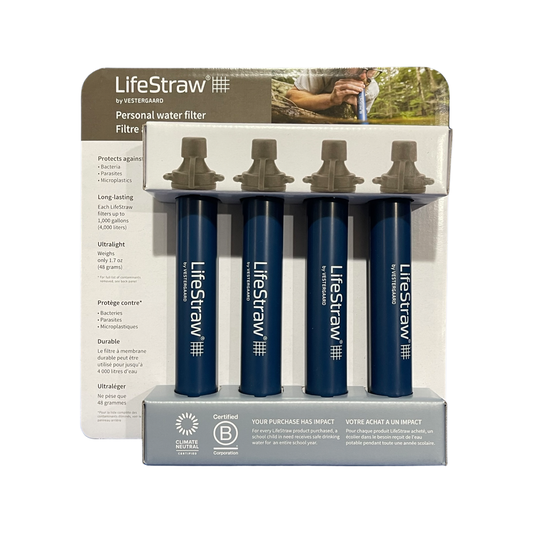 Lifestraw Personal Water Purifying Filter Family Pack (Pack of 4)