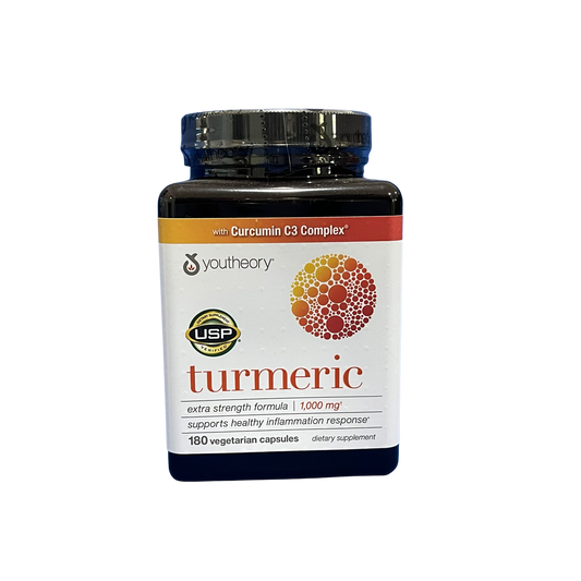 youtheory Turmeric 1,000 mg Veggie Caps, 180 ct