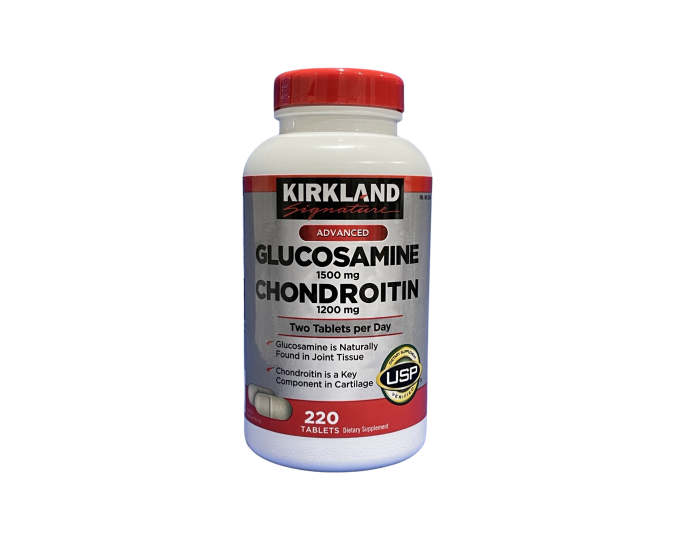 Kirkland Signature Glucosamine & Chondroitin, 220 Tablets