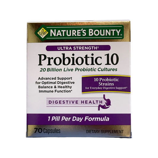 Nature's Bounty Ultra Strength Probiotic 10. 70 Capsules