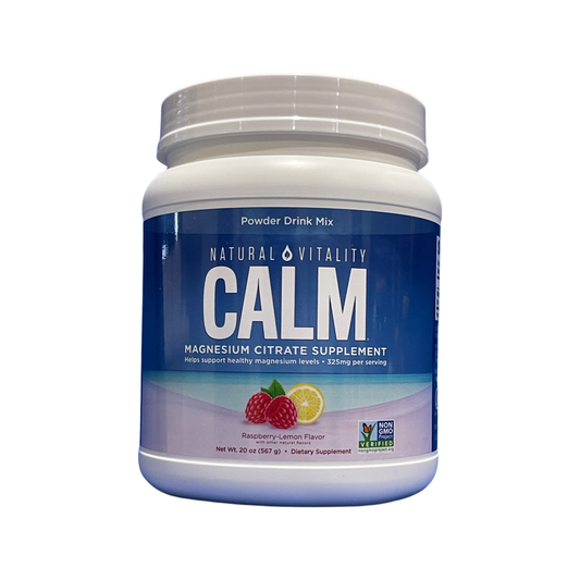 Natural Vitality Calm Magnesium Citrate Powder, 20 Ounces