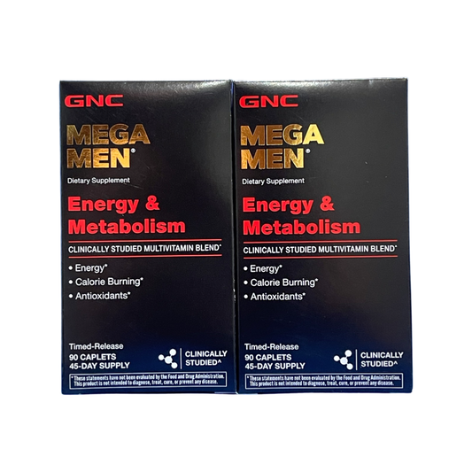 GNC MEGA MEN Energy & Metabolism Multivitamins - 180 ct