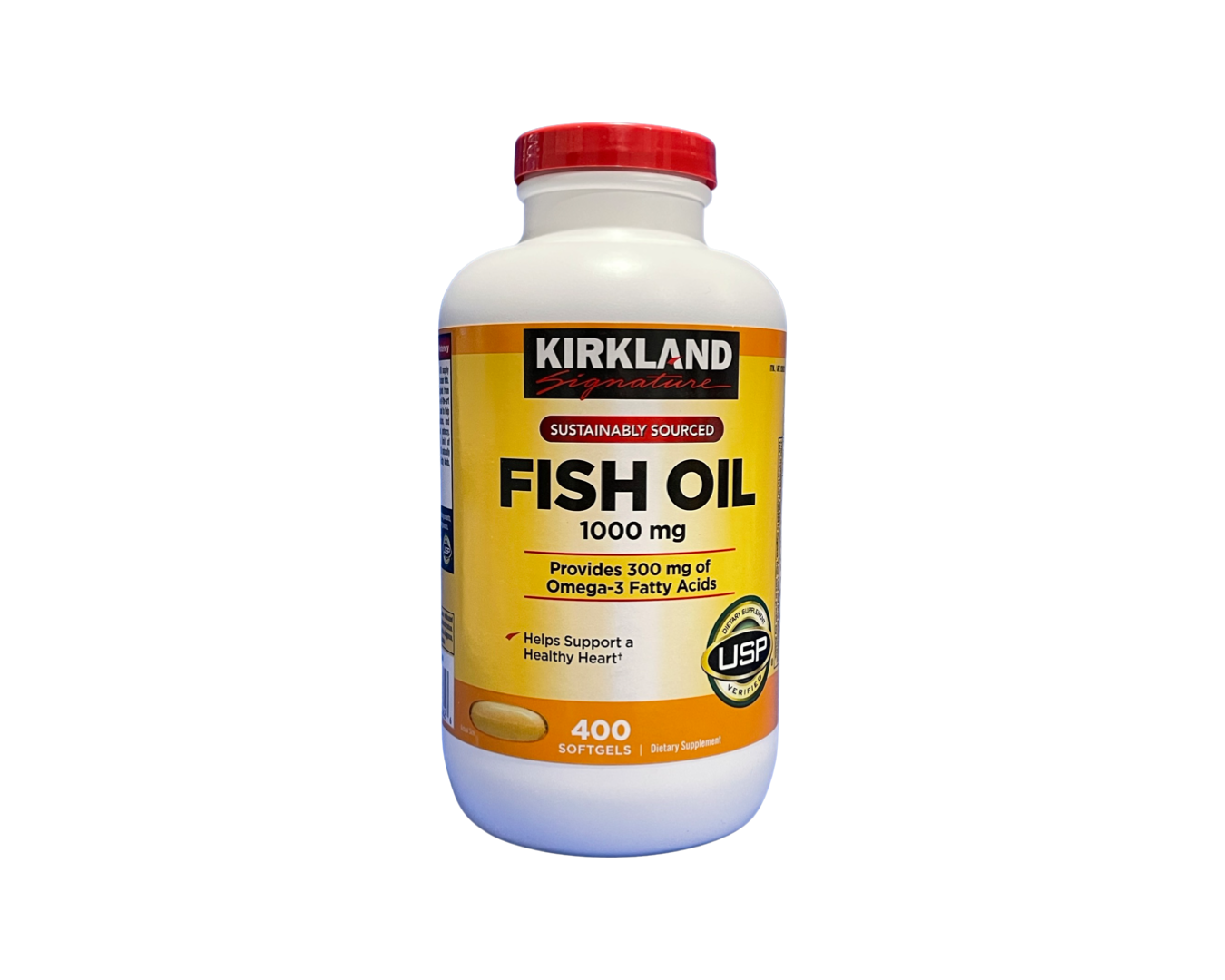 Kirkland Signature Fish Oil 1000 mg. 400 Softgels