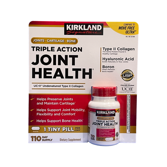 Kirkland Signature Triple Action Joint Health, 110 Coated Tablets