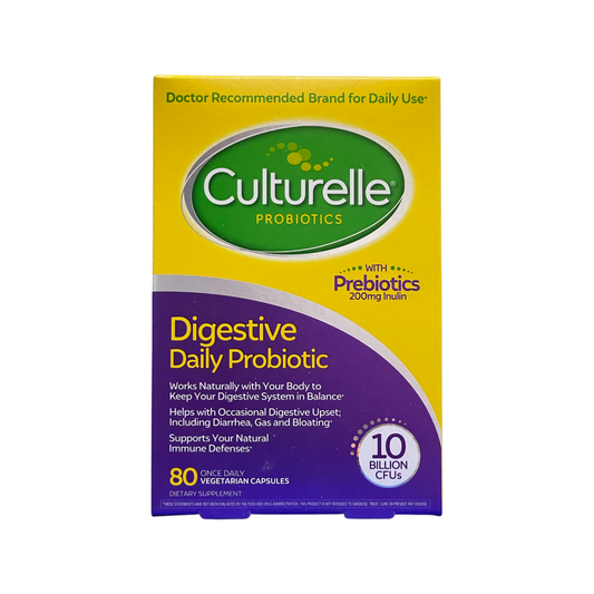 Culturelle Digestive Health, Daily Probiotic. 80 Capsules