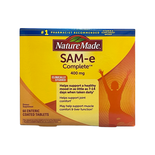 Nature Made SAM-e Complete 400 mg - 60 Enteric Coated Tablets