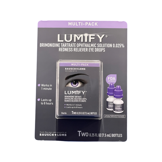 LUMIFY, Redness Reliever Eye Drops, 7.5 mL (Pack of 2)