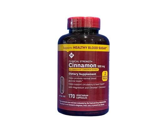 Member's Mark Clinical Strength Cinnamon 500 mg. 170 ct