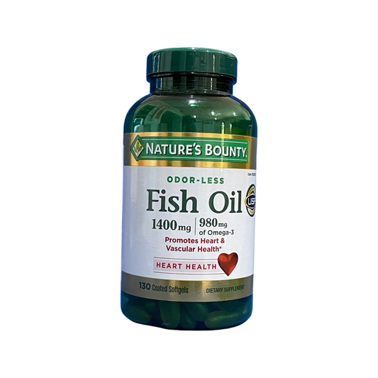 Nature's Bounty Fish Oil 1400 mg., 130 Coated Softgels