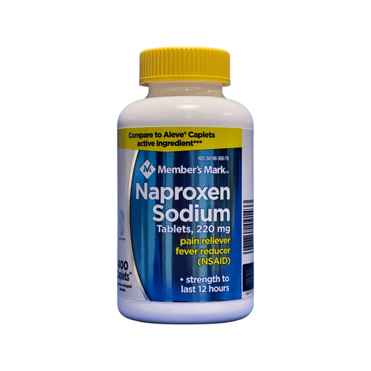 Member's Mark Naproxen Sodium Caplets. 220 mg (NSAID). 400 Caplets