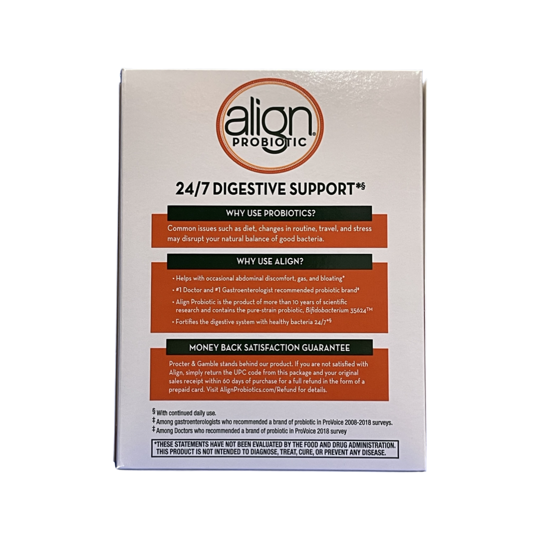 align Daily Probiotic Supplement .84 capsules