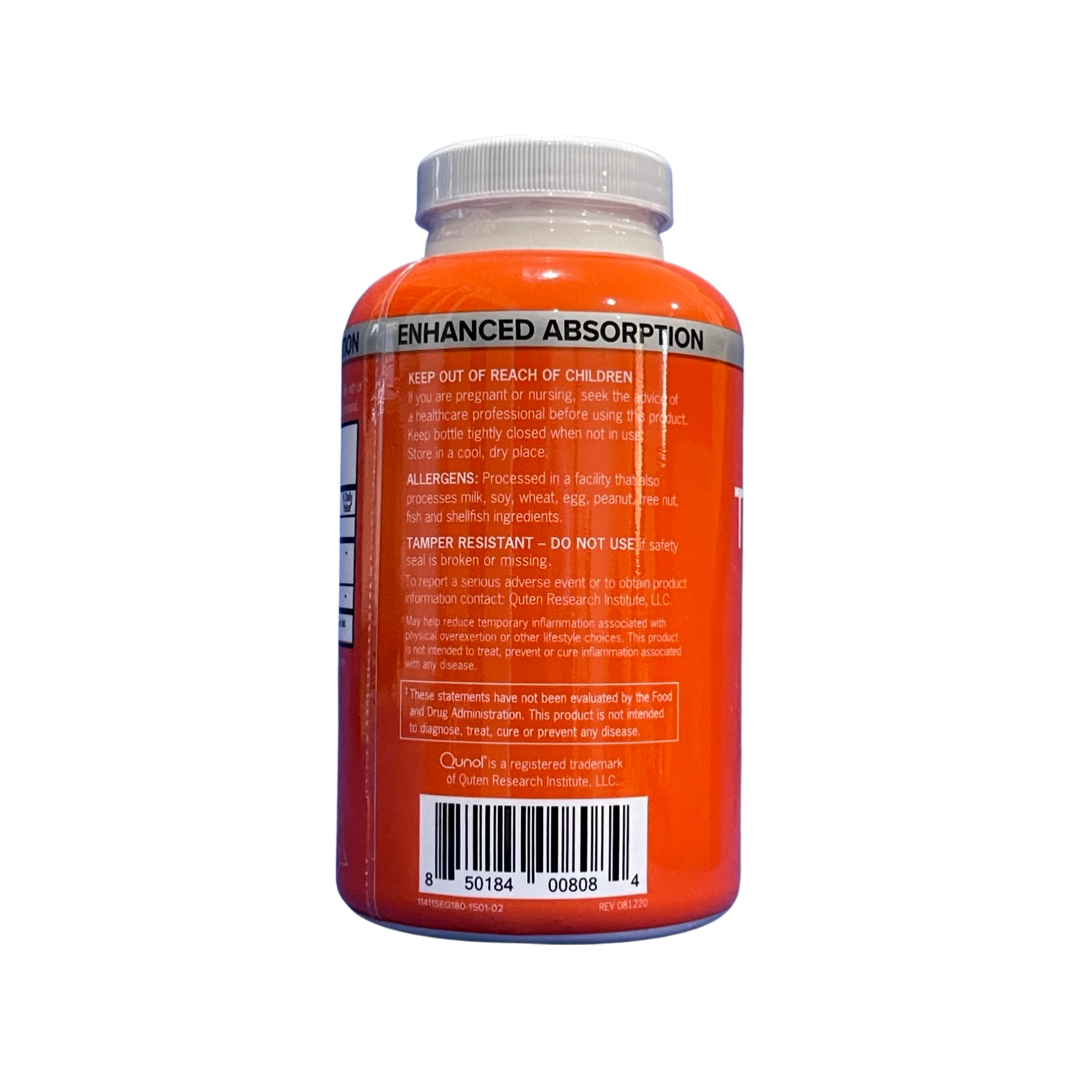 Qunol TURMERIC .1,500 mg 180 Capsules